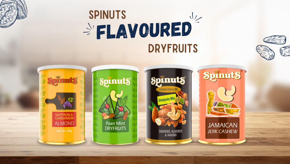 Spice your Snacking Quotient | Flavoured Dryfruits & Nuts: Spinuts