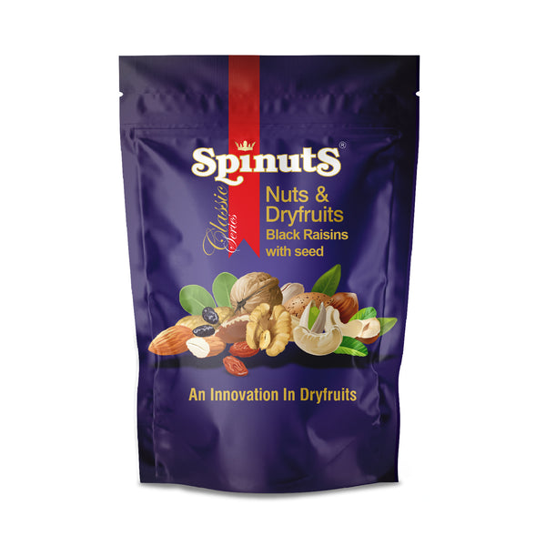 Spinuts Black Raisins with seed