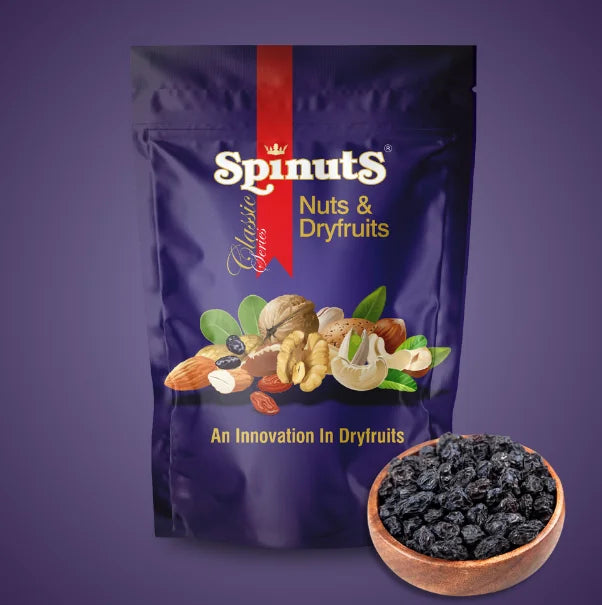 Spinuts Black Raisins with seed