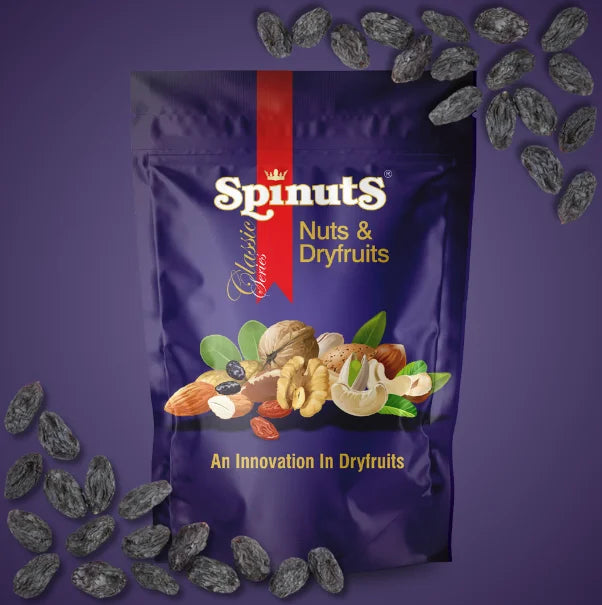 Spinuts Black Raisins without seed