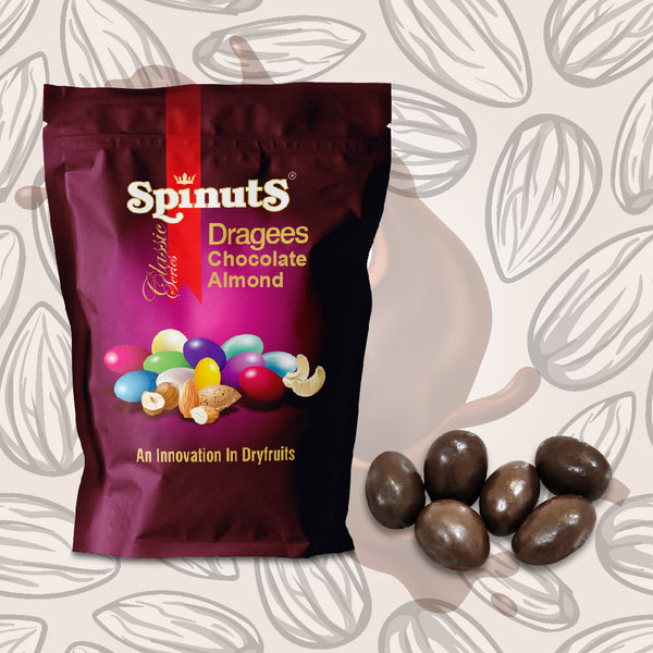 Spinuts Chocolate Almond Dragees - 250 g