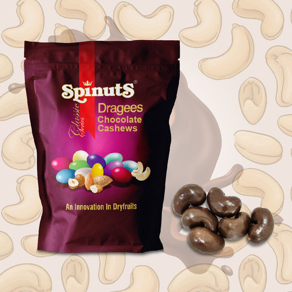 Spinuts Chocolate Cashew Dragees- 250 g